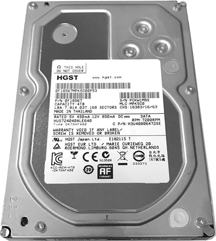 HGST Deskstar 7K4000 HDS724040ALE640 4TB 3.5